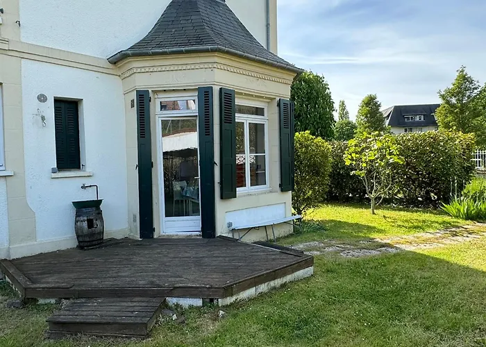 Grand 3p Avec Jardin, Proche Centre, Calme - - Fr-1-487-367 Appartamento Cabourg